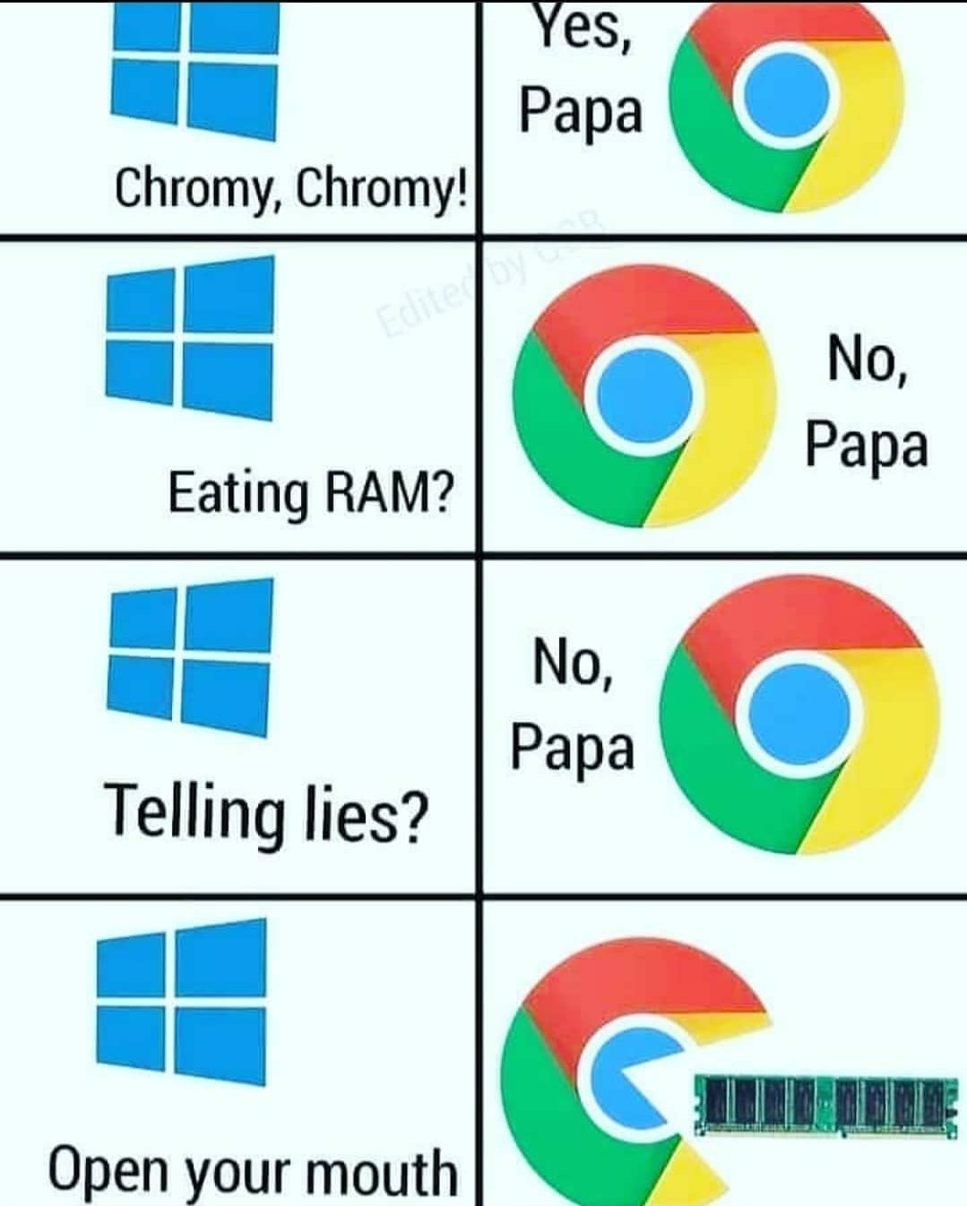 Chrome meme